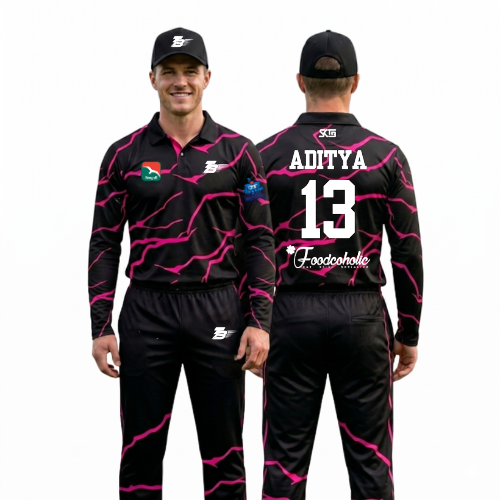 CricKingdom Thunderbolts Long Sleeve Jersey & Pants